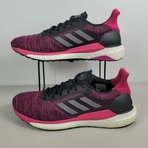 Adidas Womens Solar Glide AQ0335 Pink Running Shoes Sneakers Size 10.5